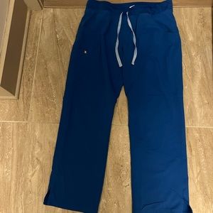 FIGS cargo scrub pants in royal blue